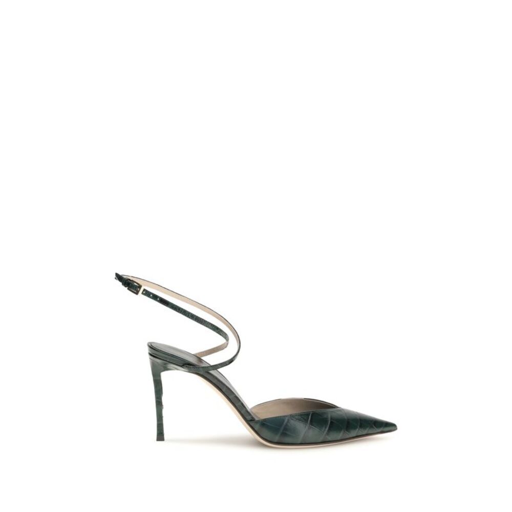 Tom Ford Women Crocodile-Print Leather Pumps